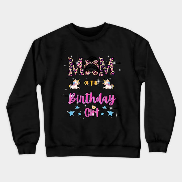 Mom of the birthday girl Crewneck Sweatshirt by Yenz4289